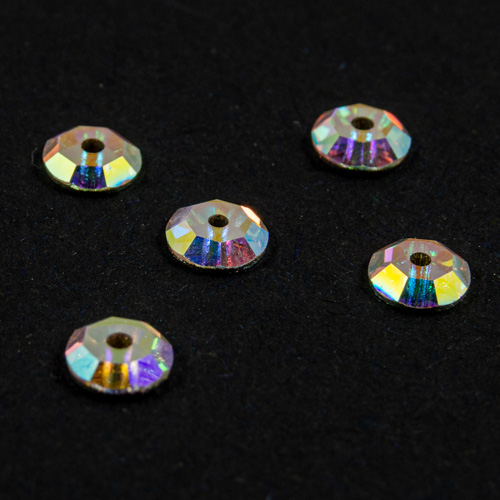 Paillettes Preciosa Crystal AB 5mm (x12)