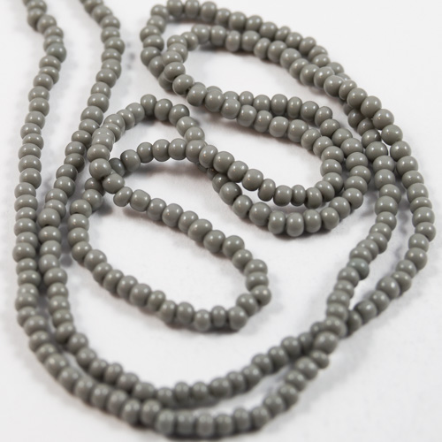 0145 13/0 sead bead grey opaque