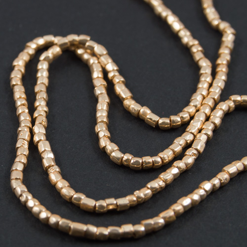 0166 12/0 3-cut bead gold