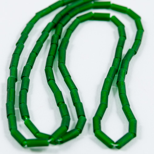 0297 Bugle #2 dark green transparent matt