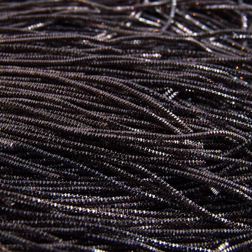 AA121. Gunmetal check purl 1.3mm (3 metres)