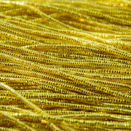AA140. Yellow bright check purl 1.3mm (3 metres)