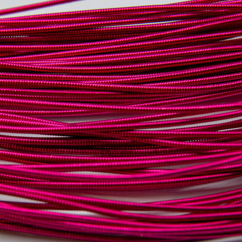 A141. Dark pink pearl purl