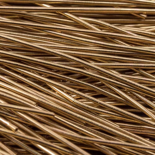 A105. Antique gold smooth purl (5 meters)