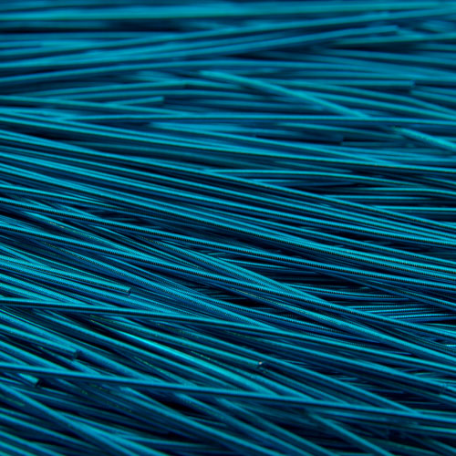 A116. Turquoise smooth purl (5 meters)