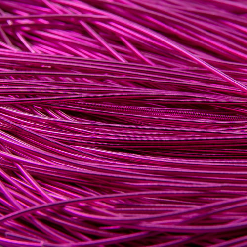 A128. Cannetille lisse fushia brillante (5 mètres)