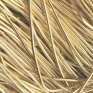 A17. Gold color smooth purl (5 meters)