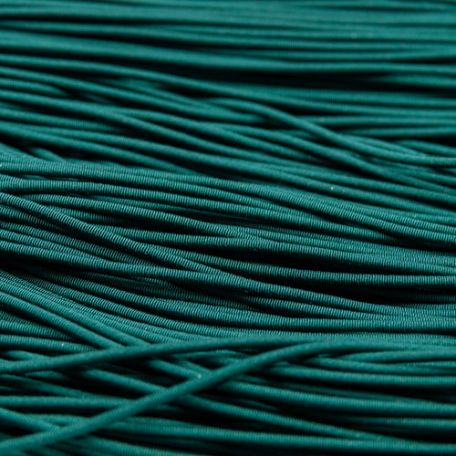 FV11. Dark green viscose pearl purl 1.2mm (3 meters)