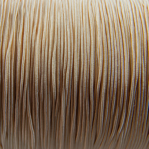 FV56. Ganse viscose beige 1mm (5 mètres)