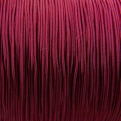 FV54. Bordeaux viscose gimp 1mm (5 meters)