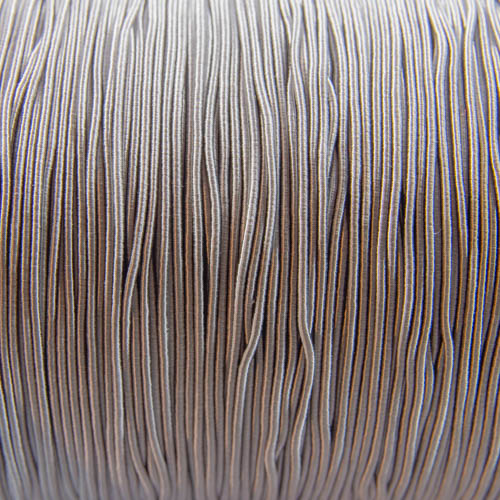 FV51. Light grey viscose gimp 1mm (5 meters)