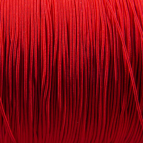 FV59. Ganse viscose rouge 1mm (5 mètres)