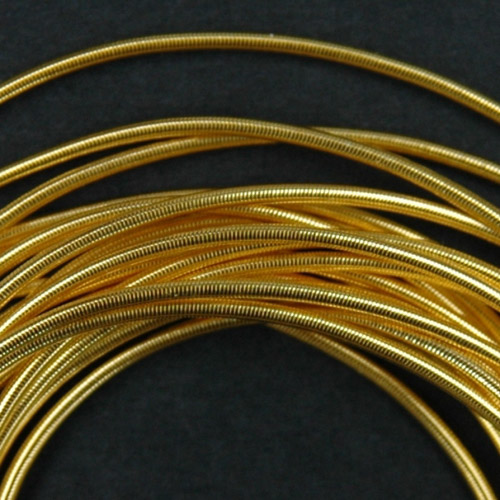 P13. Gilt smooth purl 1mm (1 meter)