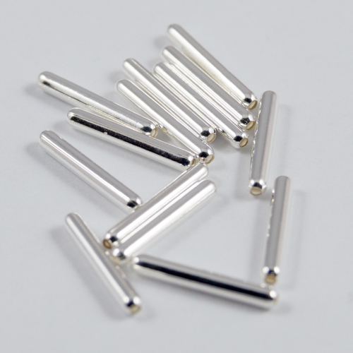 Tubes plaqués argent 10x1.5mm