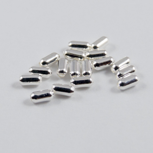 Tubes plaqués argent 3x1.5mm