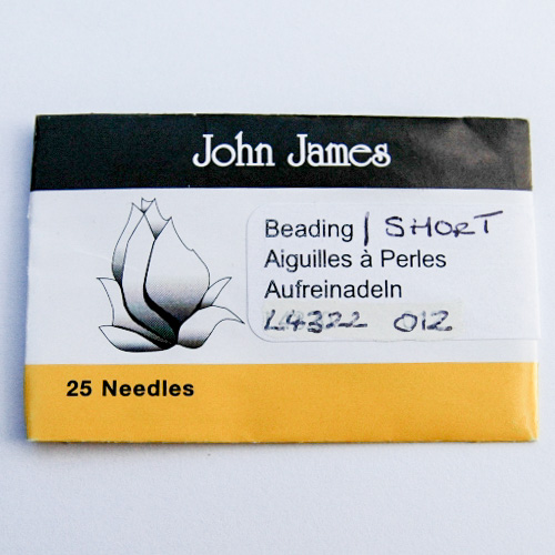 Short bead needle n°12