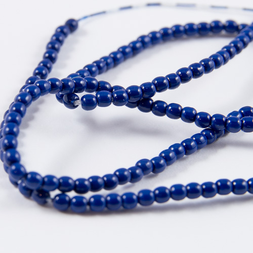 PR09. Perles rondes bleu royal 2mm