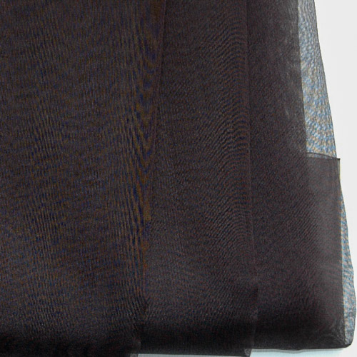 Silk organza black